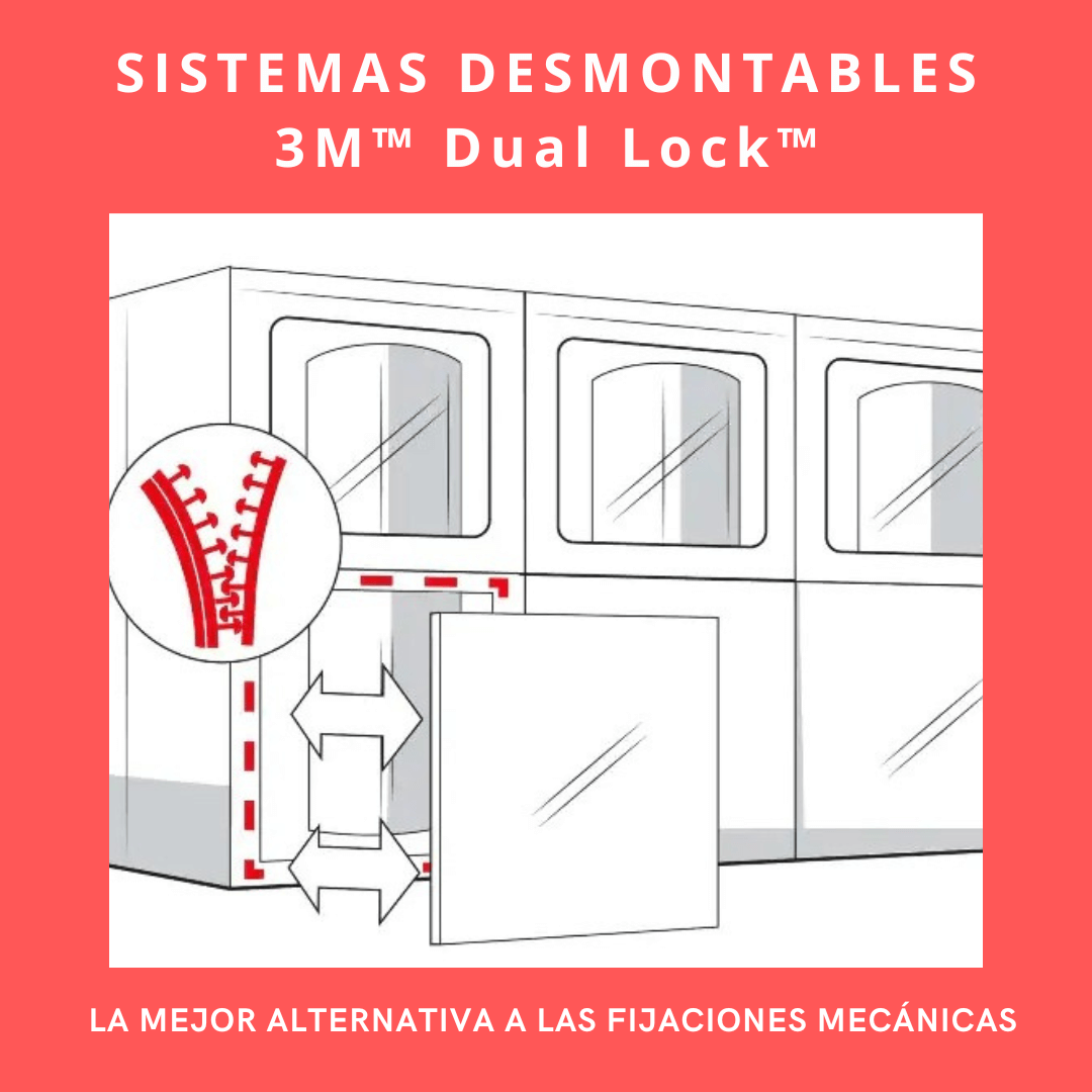 SISTEMAS DESMONTABLES 3M™ Dual Lock™