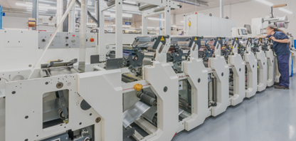 Fustier has 4 label technologies: UV flexo