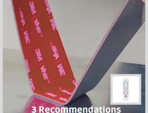 Tips for applying adhesive tape in winter!